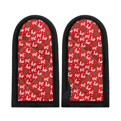 Christmas Hohoho Santa Claus Laugh Print Skillet Handle Cover