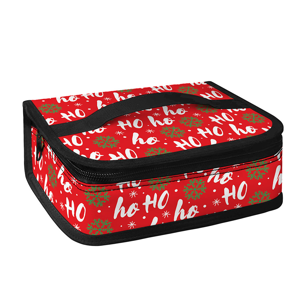 Christmas Hohoho Santa Claus Laugh Print Small Lunch Bag