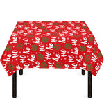 Christmas Hohoho Santa Claus Laugh Print Tablecloth