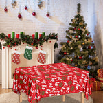 Christmas Hohoho Santa Claus Laugh Print Tablecloth