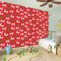 Christmas Hohoho Santa Claus Laugh Print Wall Sticker