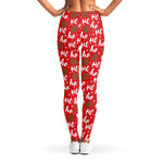 Christmas Hohoho Santa Claus Laugh Print Women's Leggings