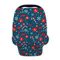 Christmas Holiday Elements Pattern Print Baby Seat Cover