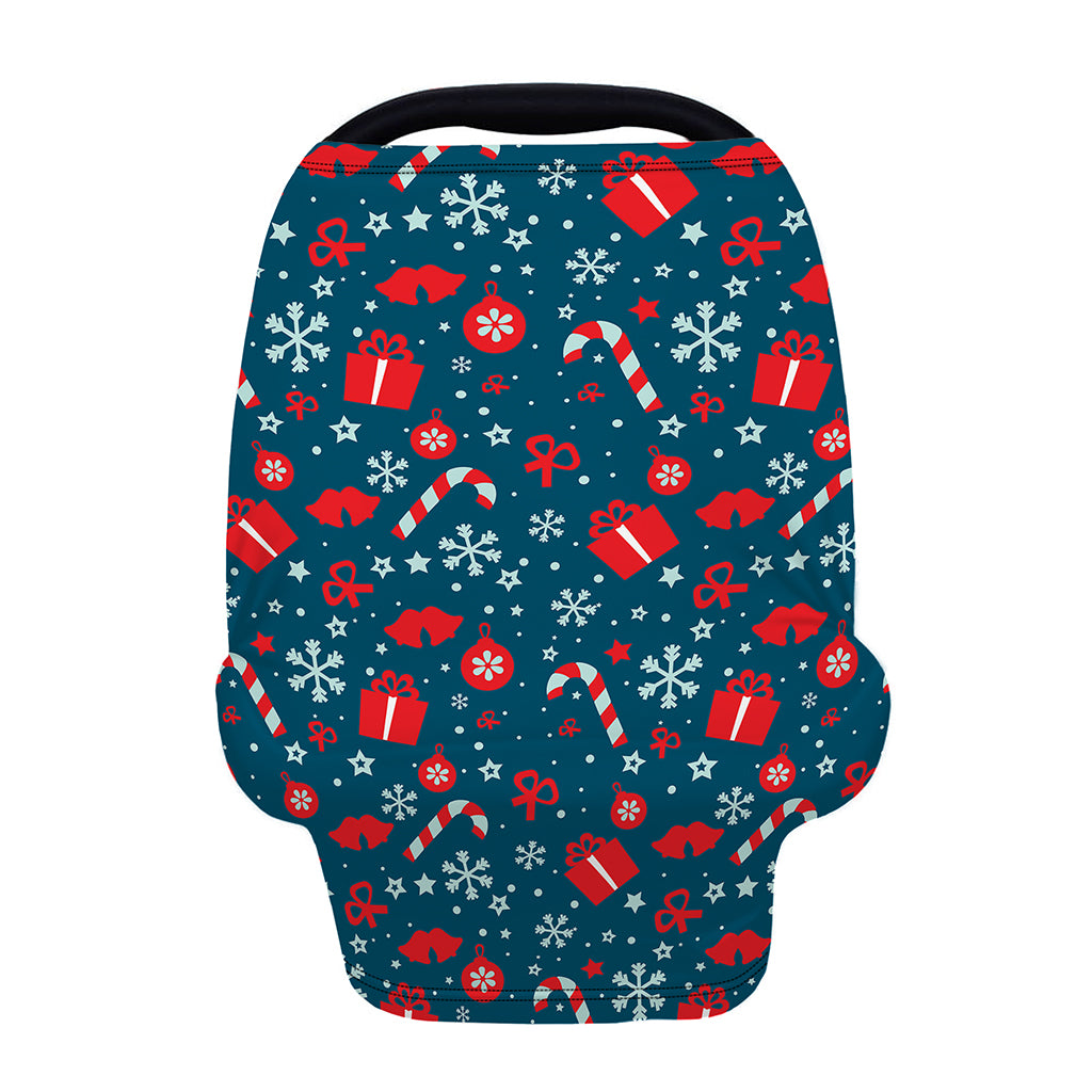 Christmas Holiday Elements Pattern Print Baby Seat Cover