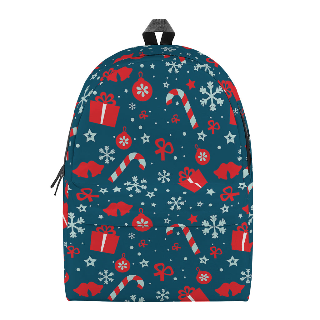 Christmas Holiday Elements Pattern Print Backpack