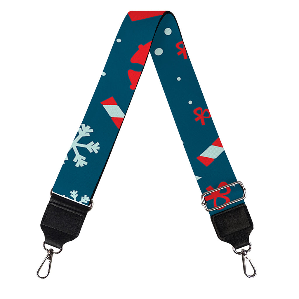 Christmas Holiday Elements Pattern Print Bag Strap