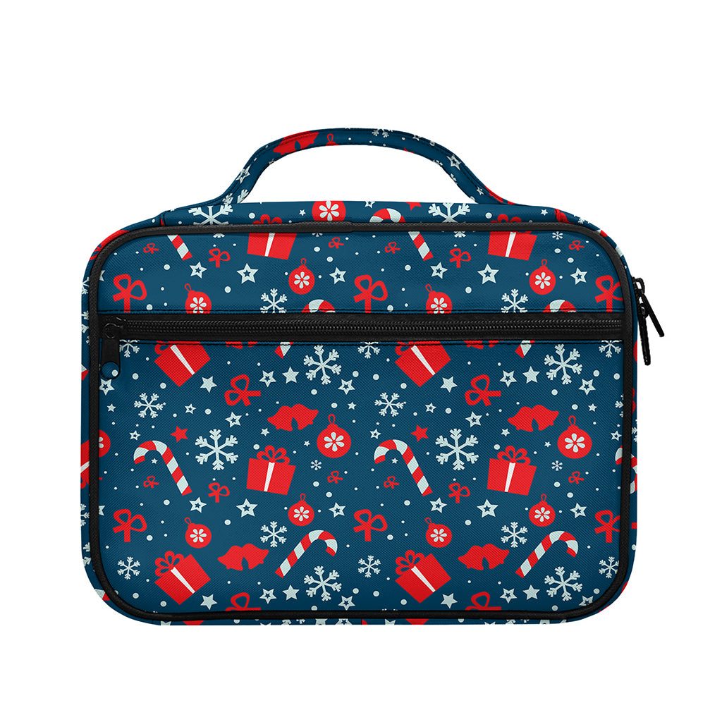 Christmas Holiday Elements Pattern Print Briefcase Bible Bag
