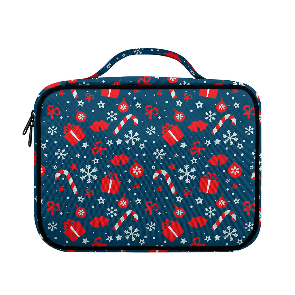 Christmas Holiday Elements Pattern Print Briefcase Bible Bag