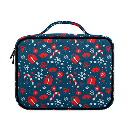 Christmas Holiday Elements Pattern Print Briefcase Bible Bag