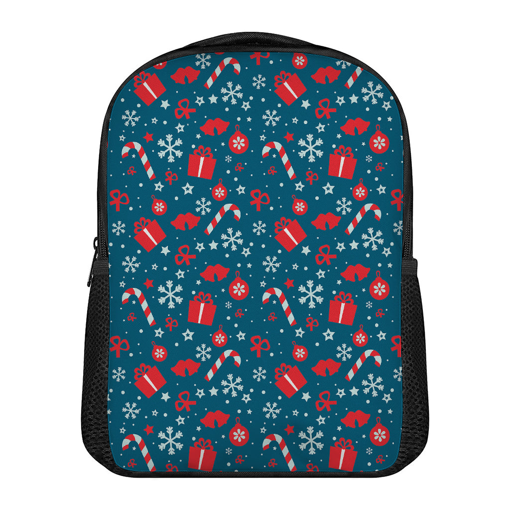Christmas Holiday Elements Pattern Print Casual Backpack