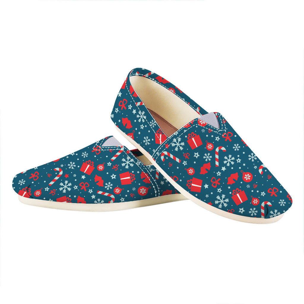 Christmas Holiday Elements Pattern Print Casual Shoes