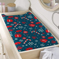 Christmas Holiday Elements Pattern Print Changing Pad Cover