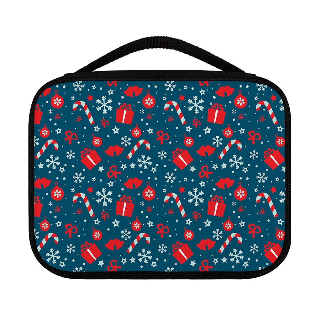 Christmas Holiday Elements Pattern Print Classic Bible Case