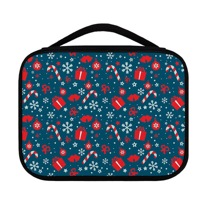 Christmas Holiday Elements Pattern Print Classic Bible Case