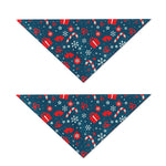 Christmas Holiday Elements Pattern Print Dog Bandana
