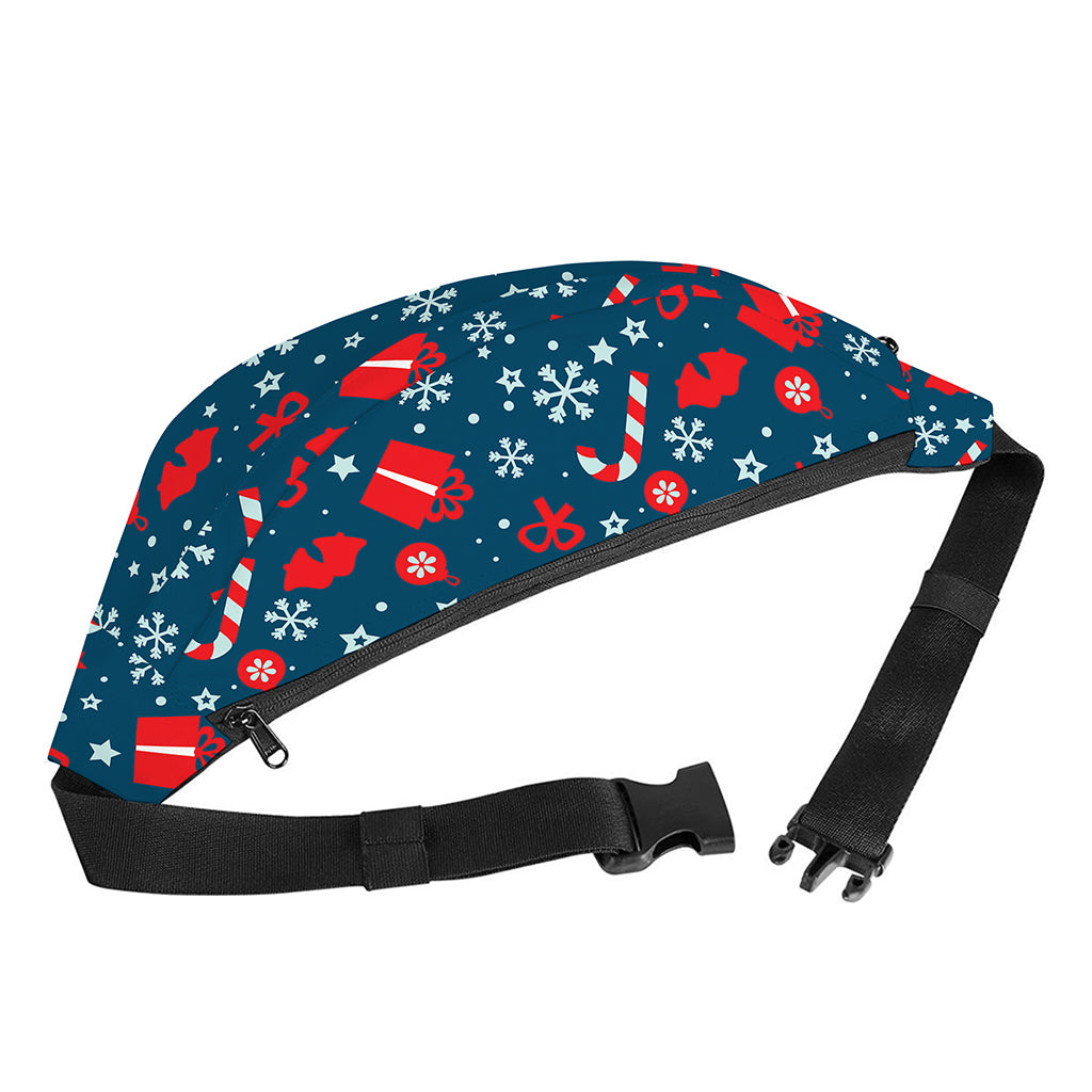 Christmas Holiday Elements Pattern Print Fanny Pack