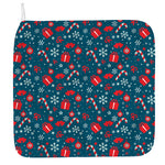 Christmas Holiday Elements Pattern Print Hand Towel