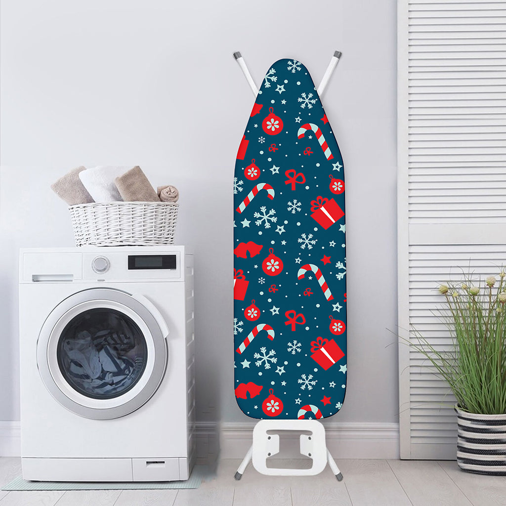 Christmas Holiday Elements Pattern Print Ironing Board Cover