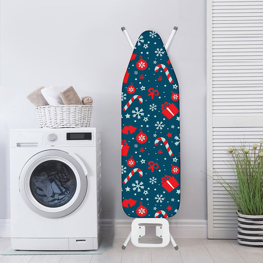 Christmas Holiday Elements Pattern Print Ironing Board Cover