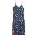 Christmas Holiday Elements Pattern Print Jersey Midi Cami Dress