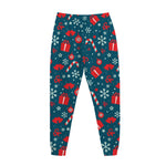 Christmas Holiday Elements Pattern Print Jogger Pants