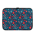Christmas Holiday Elements Pattern Print Laptop Sleeve