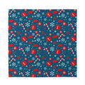 Christmas Holiday Elements Pattern Print Silk Bandana
