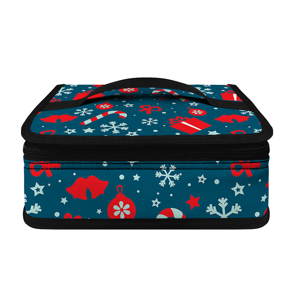 Christmas Holiday Elements Pattern Print Small Lunch Bag