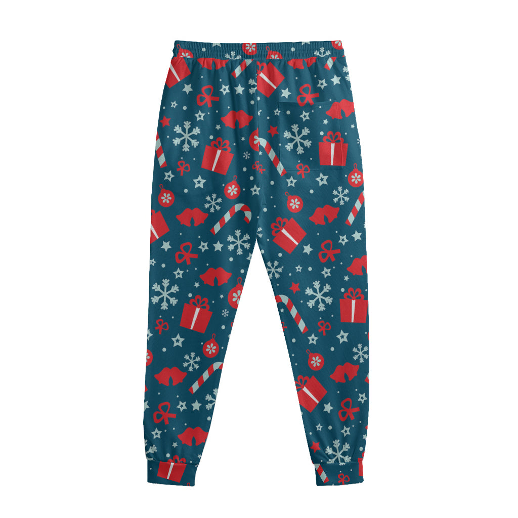 Christmas Holiday Elements Pattern Print Sweatpants