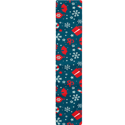 Christmas Holiday Elements Pattern Print Table Runner