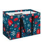 Christmas Holiday Elements Pattern Print Utility Tote Bag