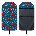 Christmas Holiday Elements Pattern Print Waterproof Car Seat Cover