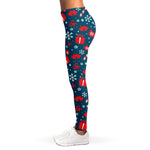 Christmas Holiday Elements Pattern Print Women's Leggings