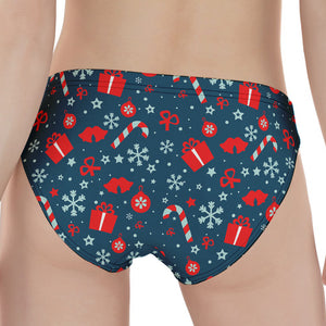 Christmas Holiday Elements Pattern Print Women's Panties