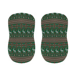 Christmas Holiday Knitted Pattern Print Bar Stool Covers