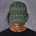 Christmas Holiday Knitted Pattern Print Baseball Cap