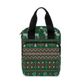 Christmas Holiday Knitted Pattern Print Bible Tote Bag