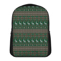 Christmas Holiday Knitted Pattern Print Casual Backpack