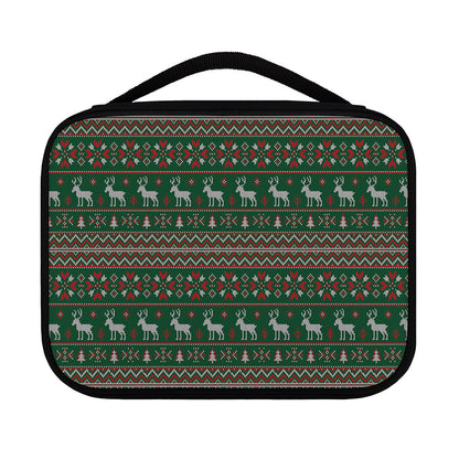 Christmas Holiday Knitted Pattern Print Classic Bible Case