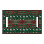 Christmas Holiday Knitted Pattern Print Golf Cart Seat Cover