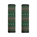 Christmas Holiday Knitted Pattern Print Handle Covers