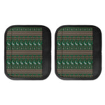 Christmas Holiday Knitted Pattern Print Handle Covers