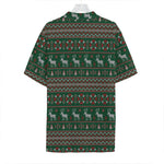 Christmas Holiday Knitted Pattern Print Hawaiian Shirt