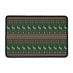 Christmas Holiday Knitted Pattern Print Kitchen Mat