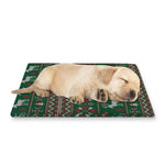 Christmas Holiday Knitted Pattern Print Pet Cooling Mat Cover