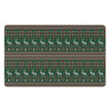 Christmas Holiday Knitted Pattern Print Polyester Doormat