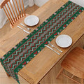 Christmas Holiday Knitted Pattern Print Table Runner