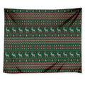 Christmas Holiday Knitted Pattern Print Tapestry