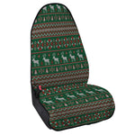 Christmas Holiday Knitted Pattern Print Waterproof Car Seat Cover