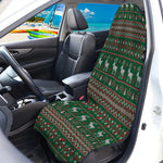 Christmas Holiday Knitted Pattern Print Waterproof Car Seat Cover